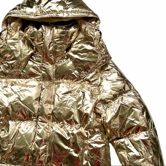 JORDAN CRAIG Men’s Toronto Bubble Jacket in Gold - Picture 4 of 11